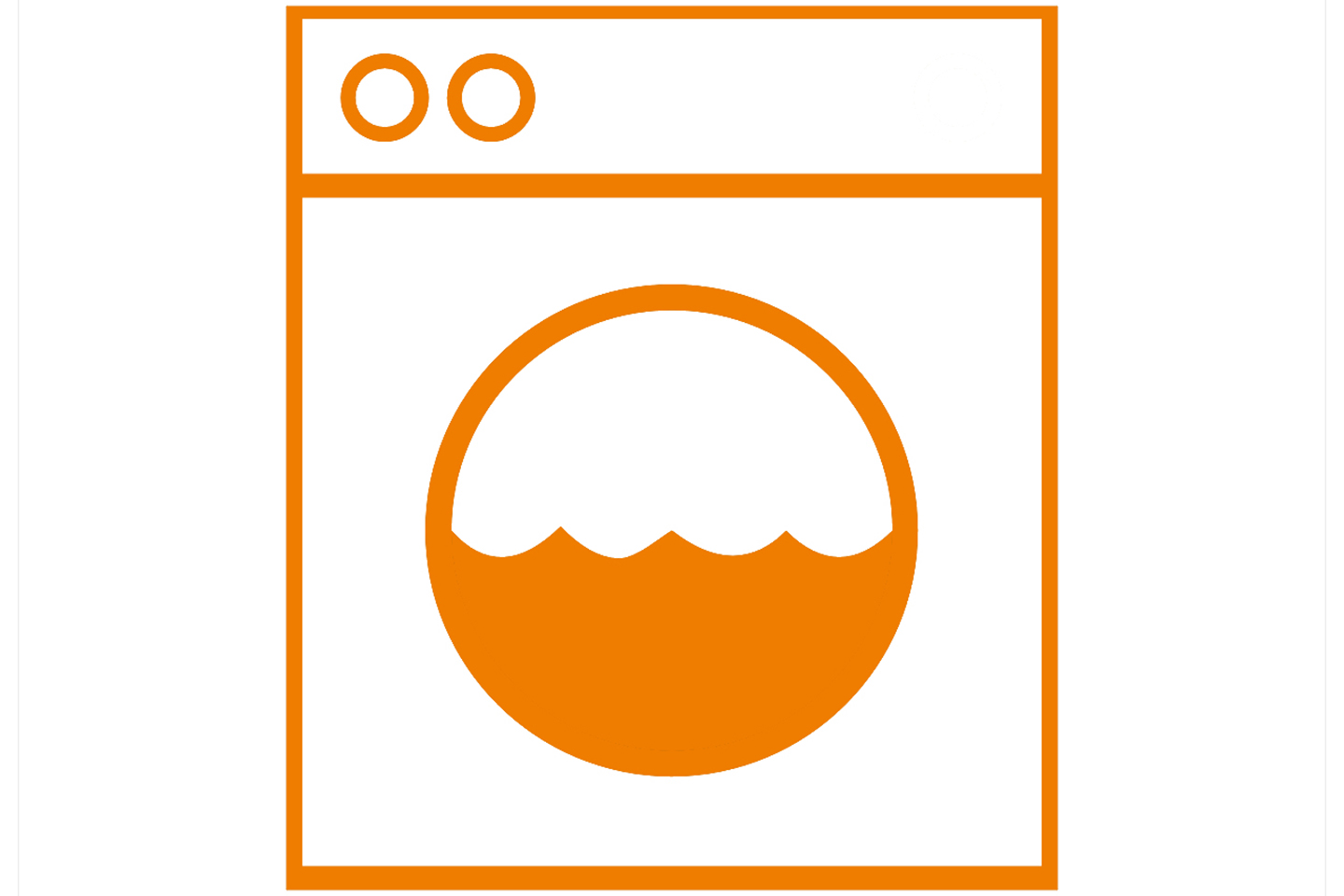Illustration av tvättmaskin
