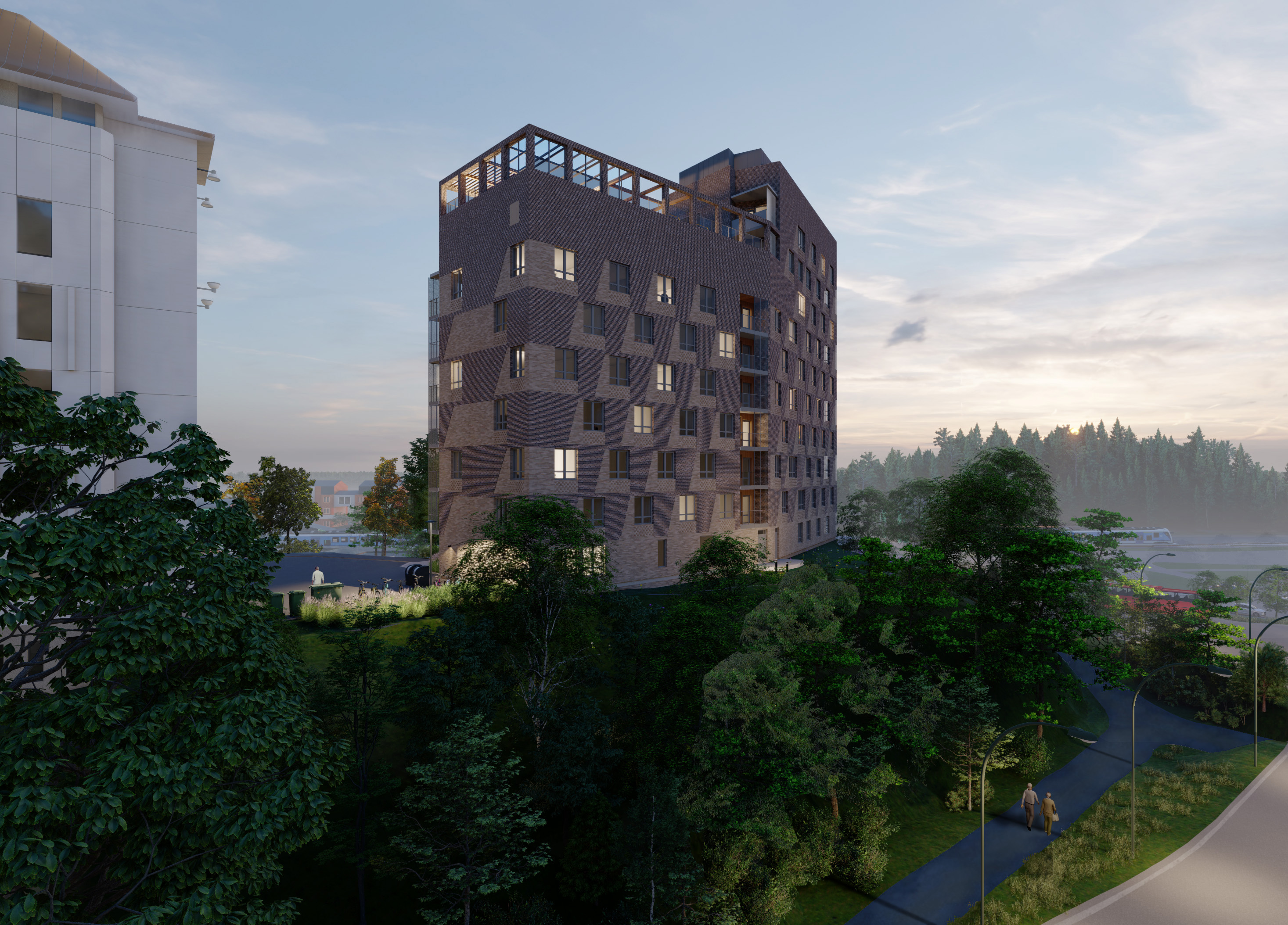 Visualisering av Tumba Port