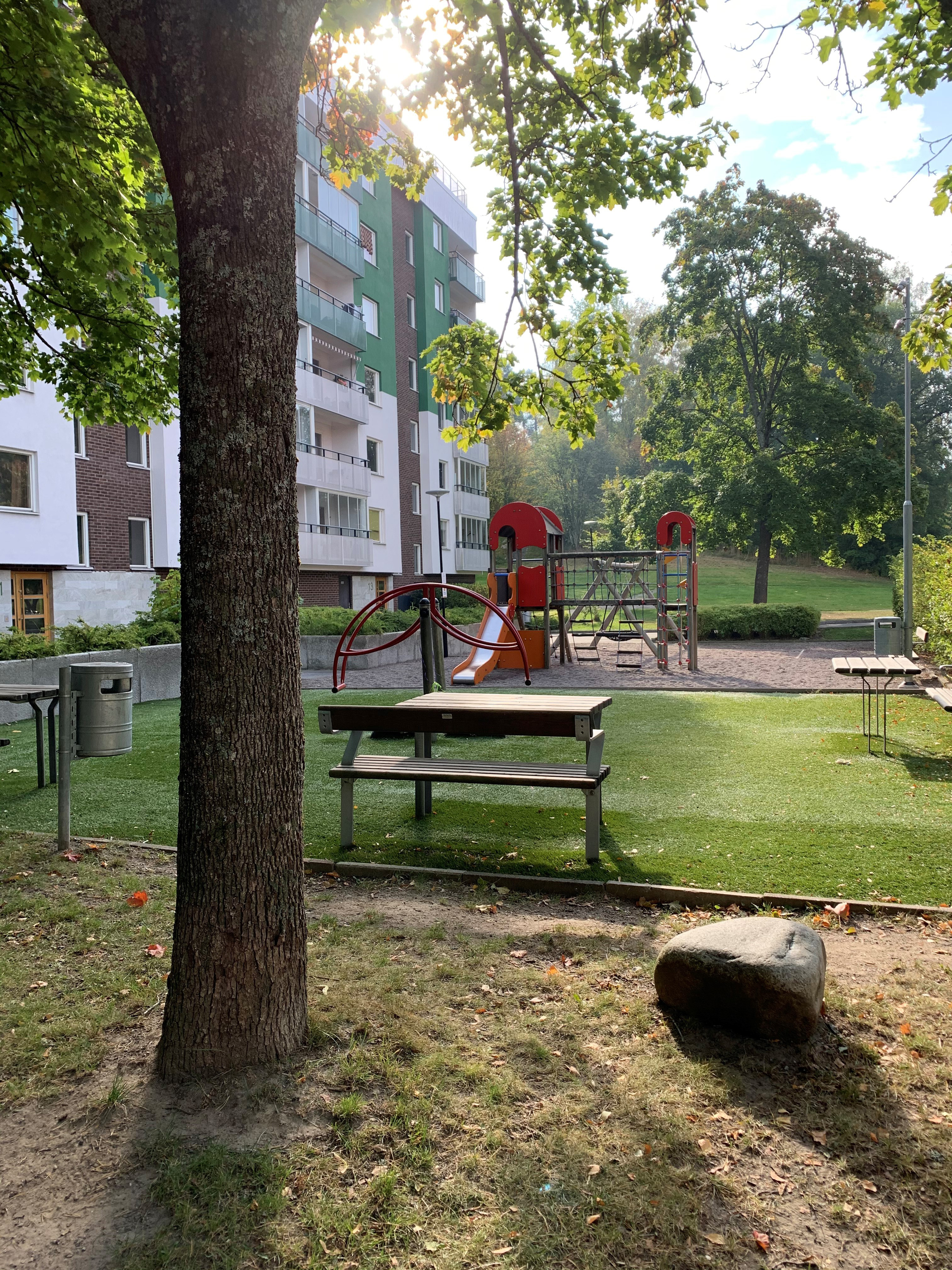 Lekplats Servitutsvägen i Alby