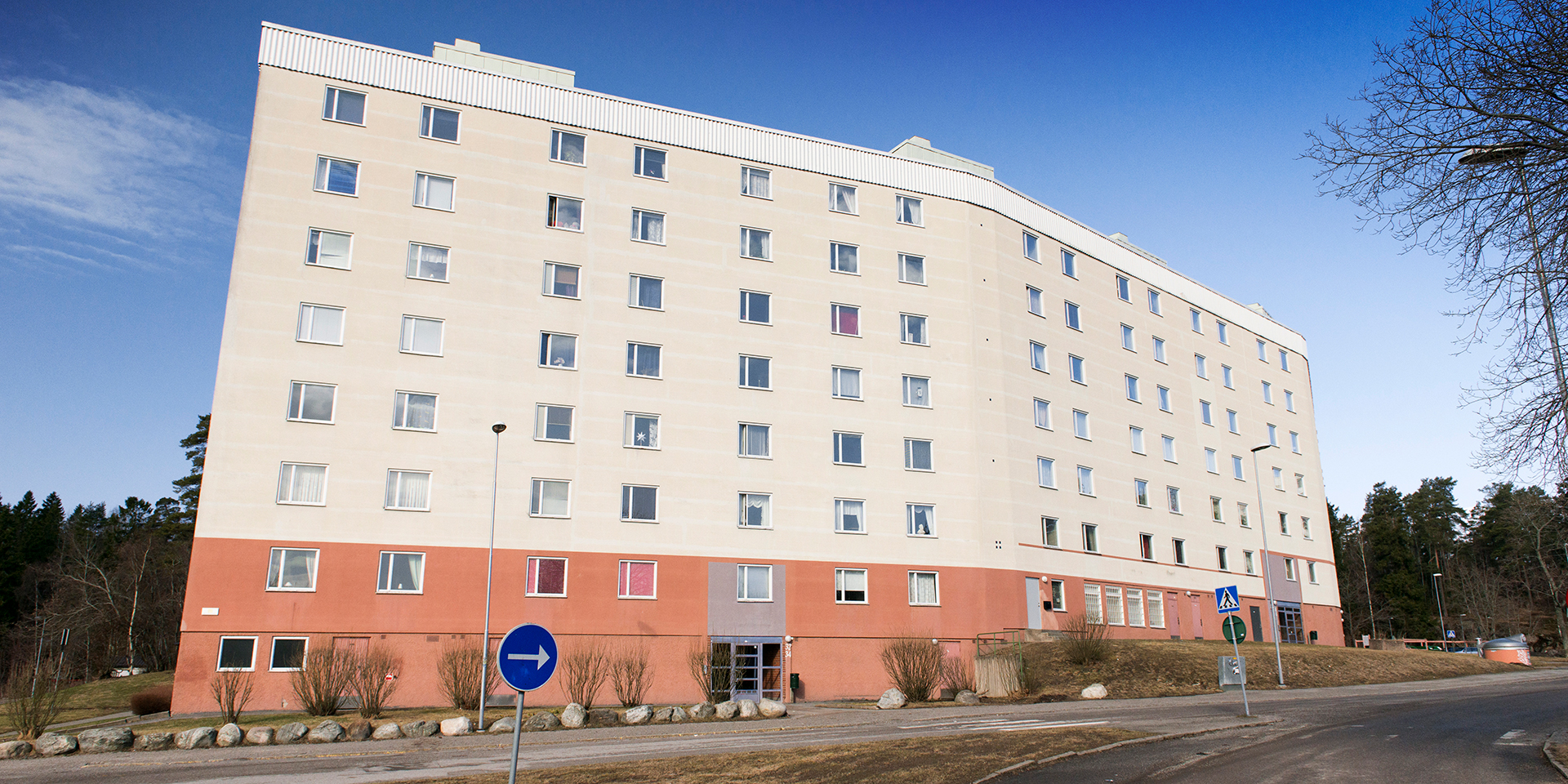 Flerfamiljshus på Odlingsvägen i Storvreten