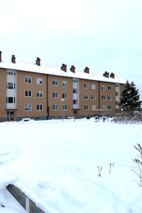 Flerfamiljshus i Segersjö